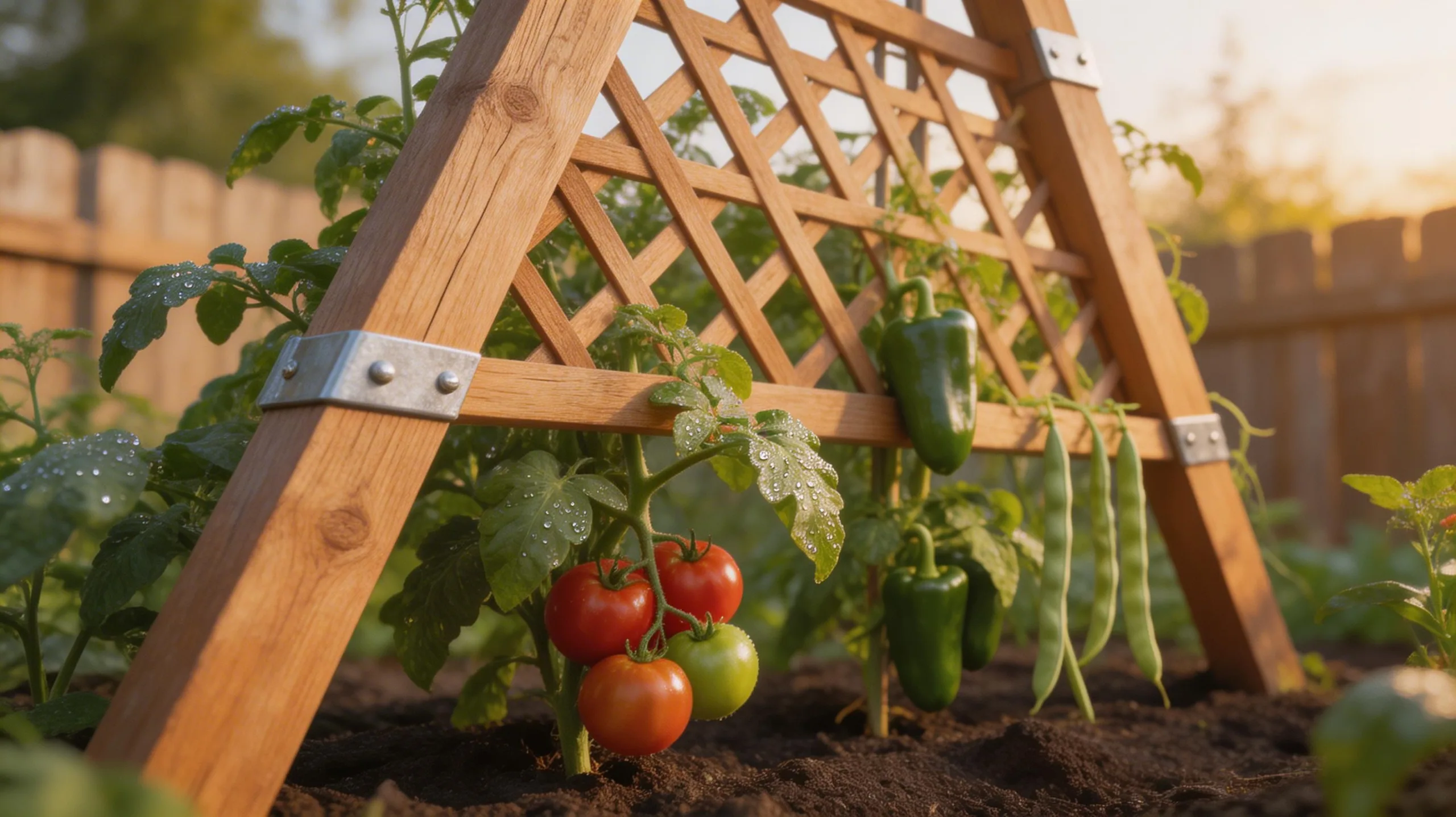a frame trellis for heavyveg