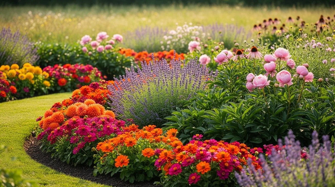 annuals complement perennial anchors