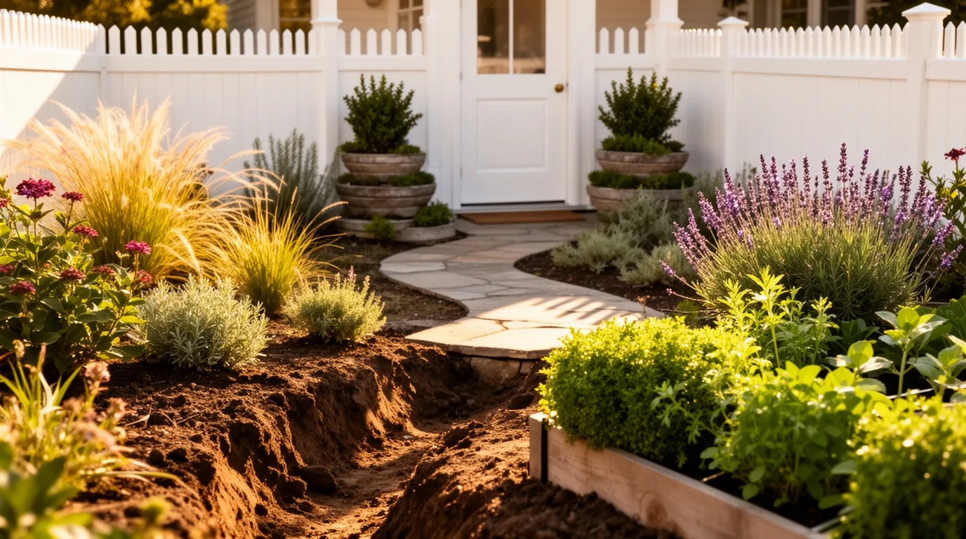 assess sunlight and soil
