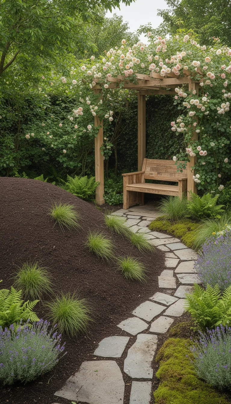 asymmetric corner faux berms