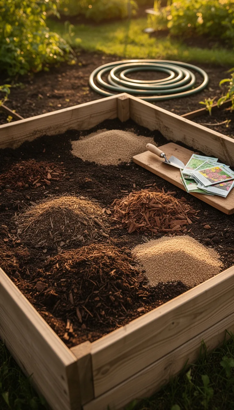 balanced compost coir sand garden mix