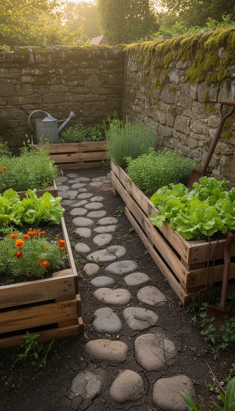 budget friendly rustic garden ideas