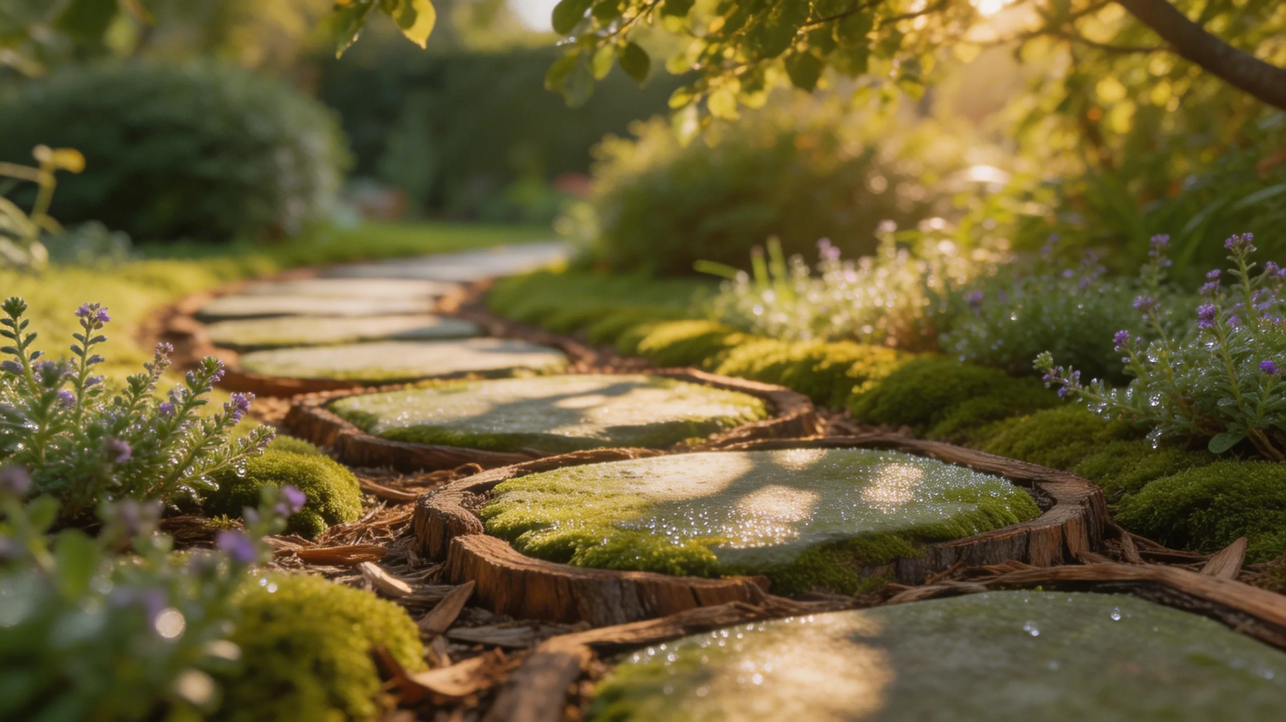charming low growing pathway plants