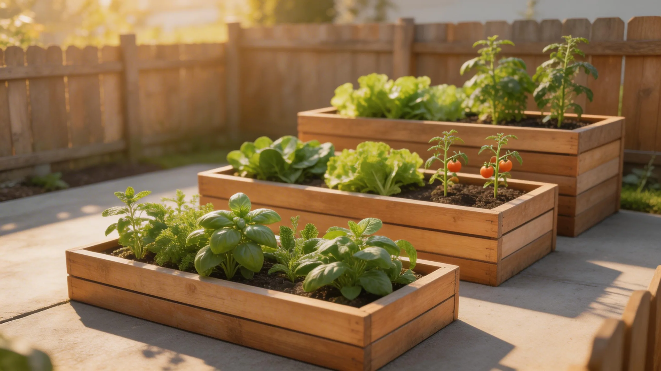 compact multi level raised bed