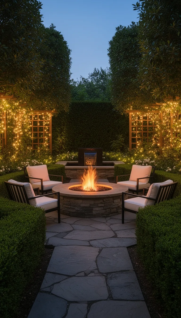 cozy safe outdoor firepit