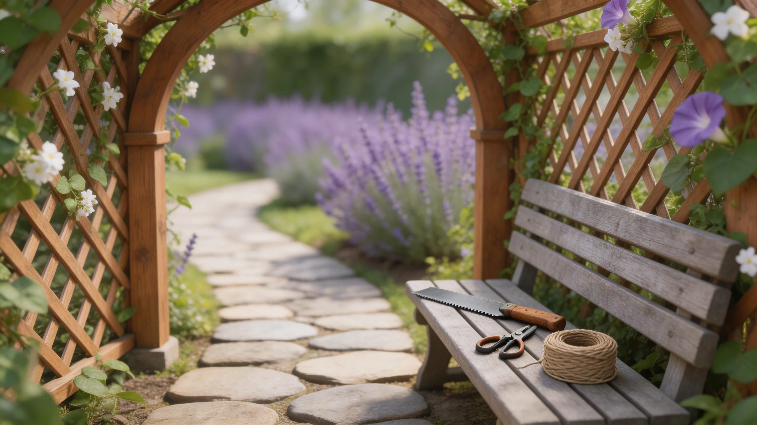 decorative cedar trellis design