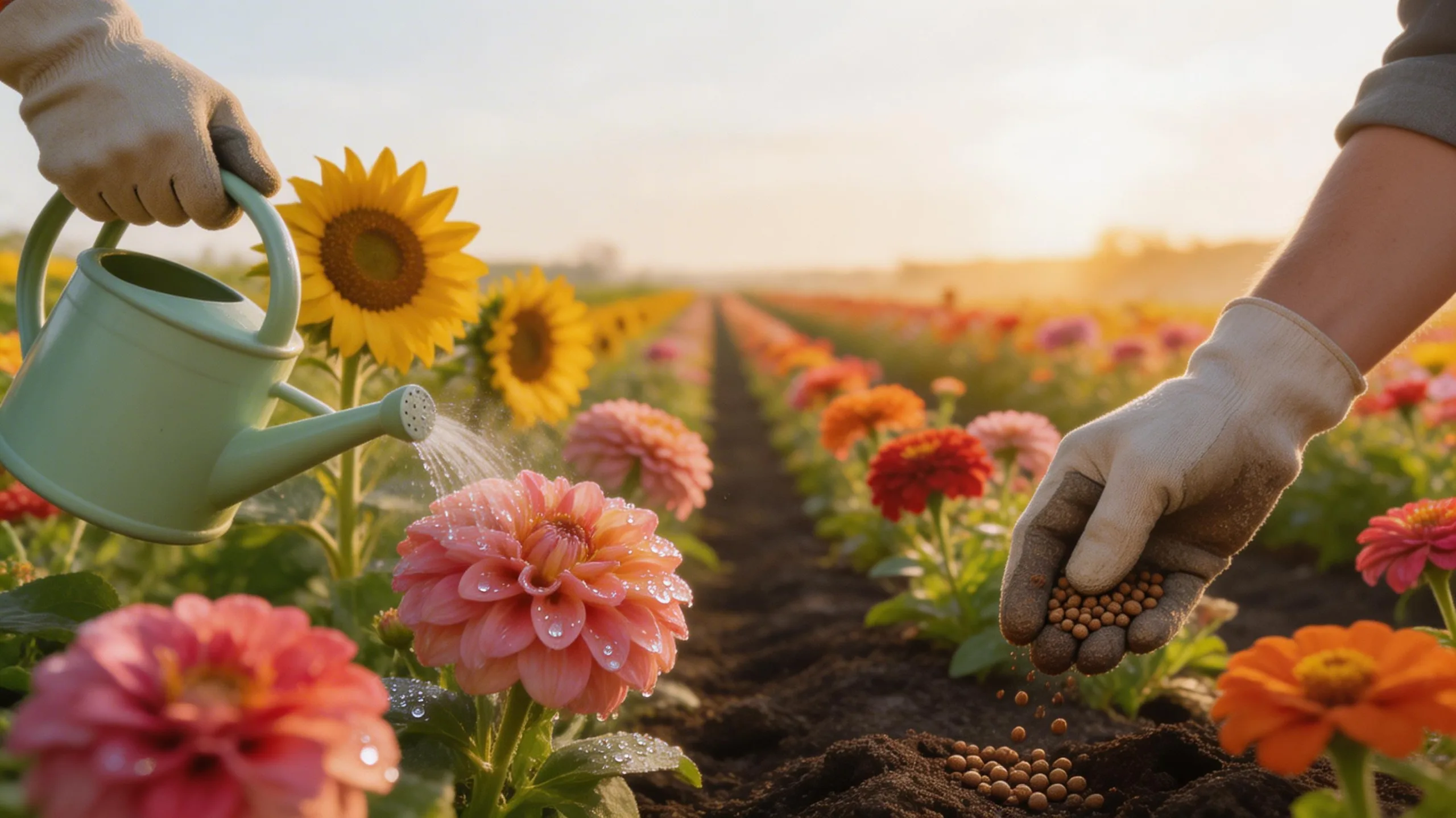 deep infrequent watering balanced feeding