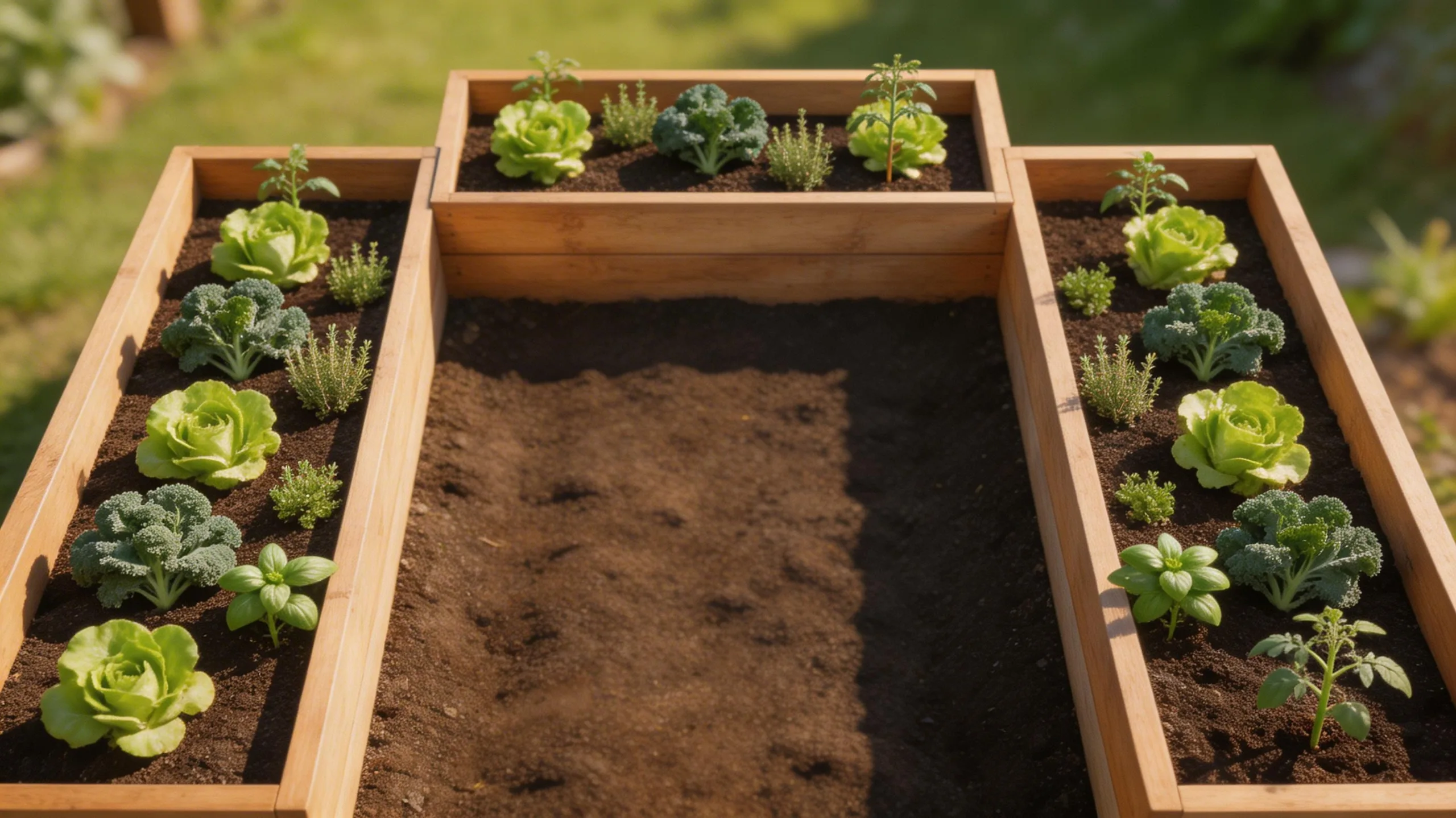 dense tailored raised bed gardening
