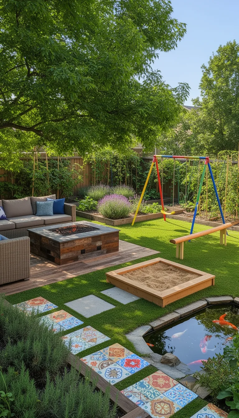 divide yard into zones