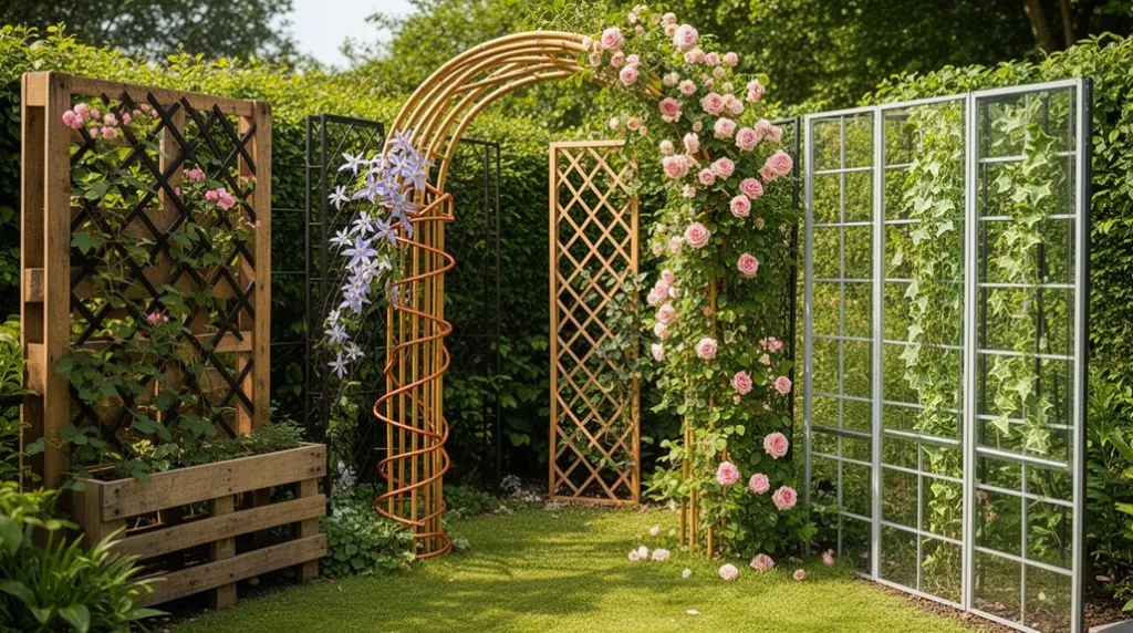 diy trellis ideas for climbers