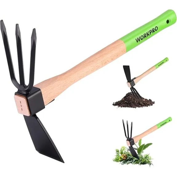 durable 14 inch garden hoe