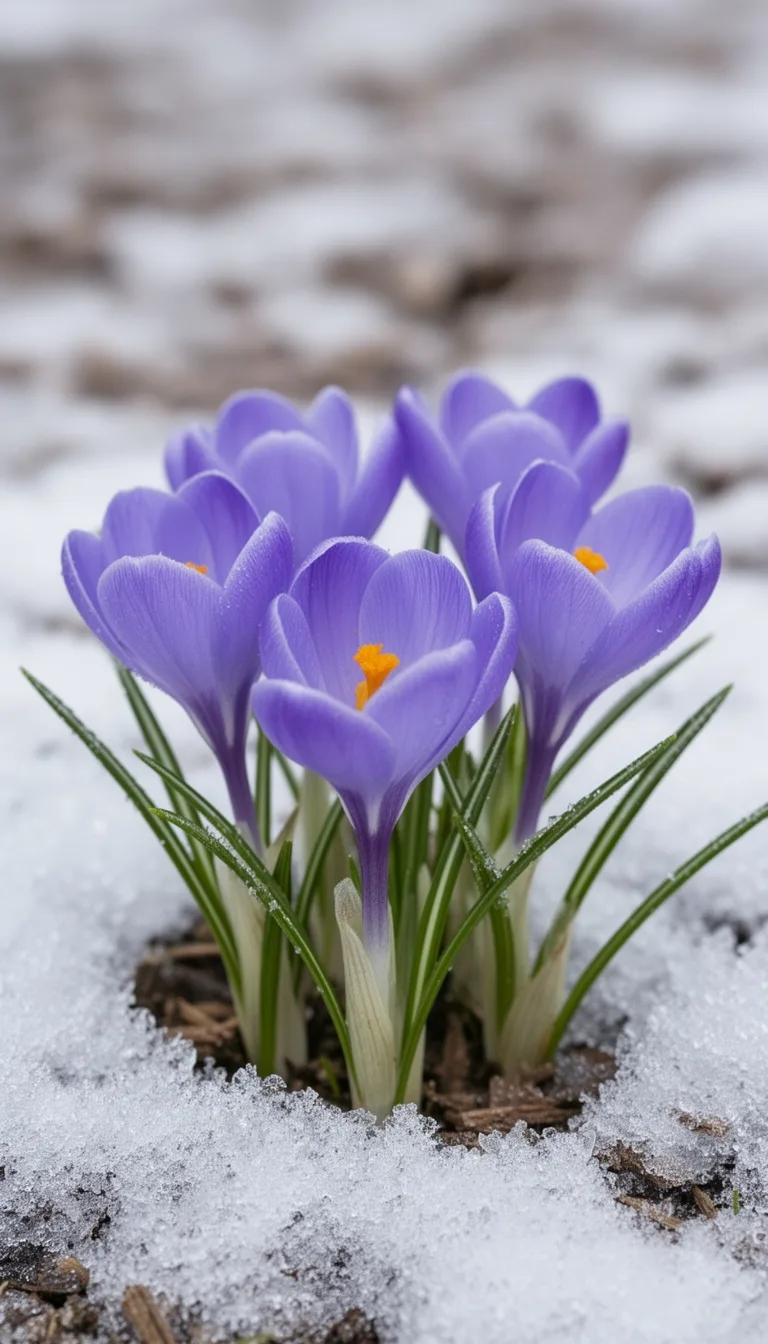 early spring crocus bulb care
