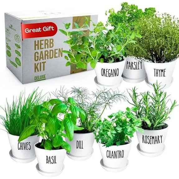 eight herb deluxe indoor outdoor garden
