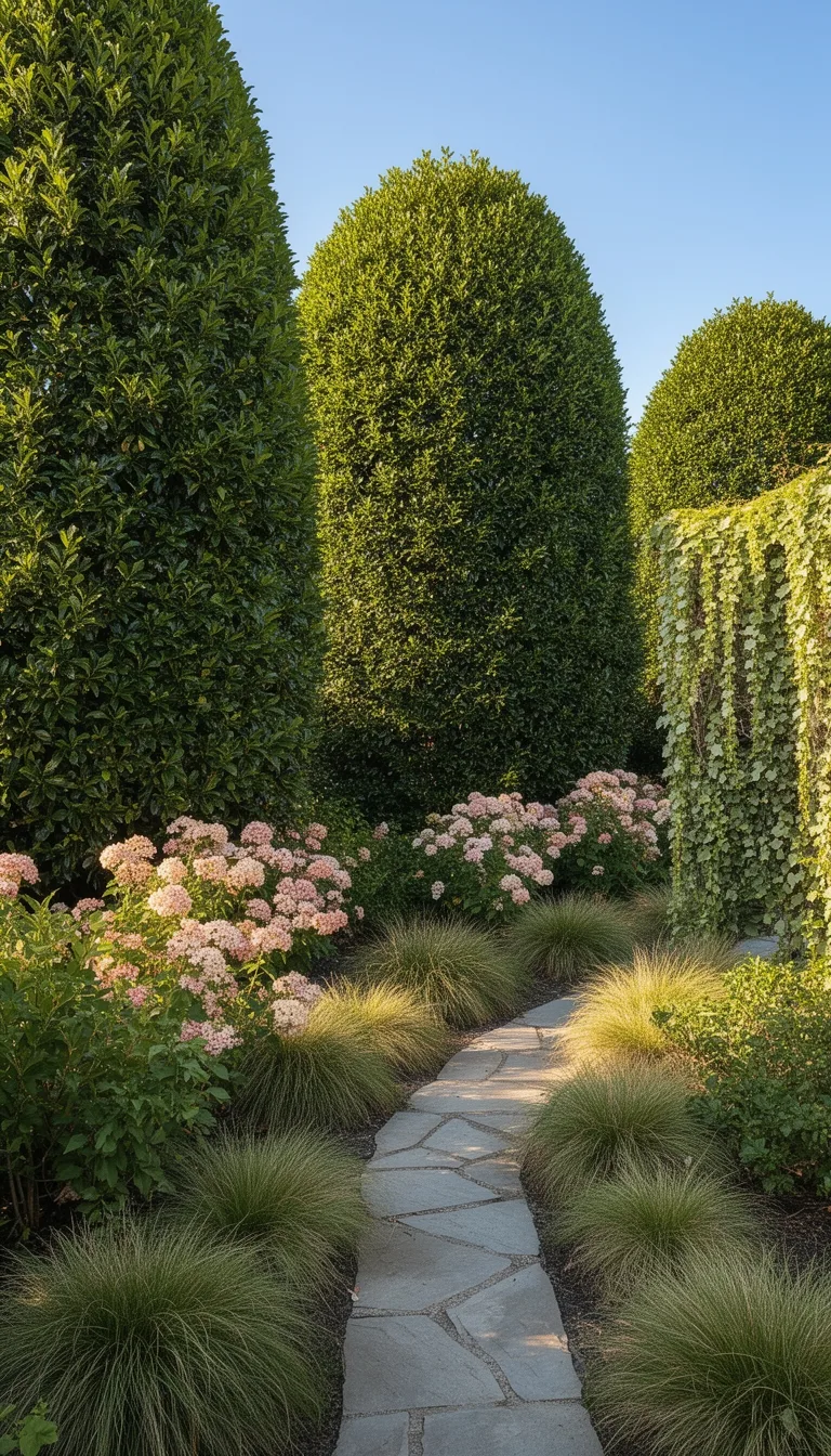 evergreen shrubs for structure