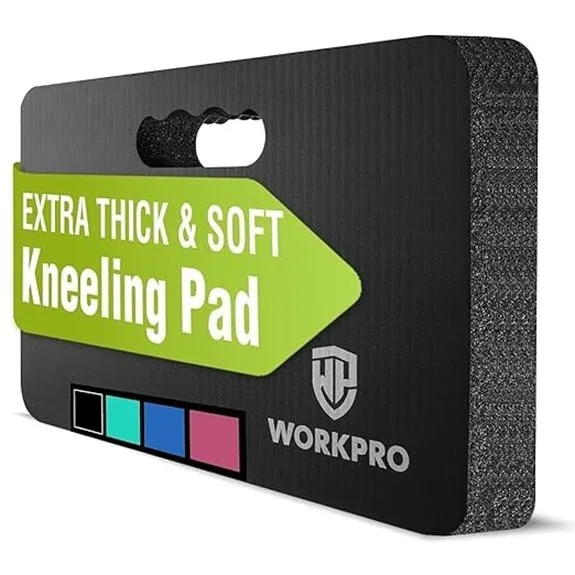 extra thick large black kneeling pad
