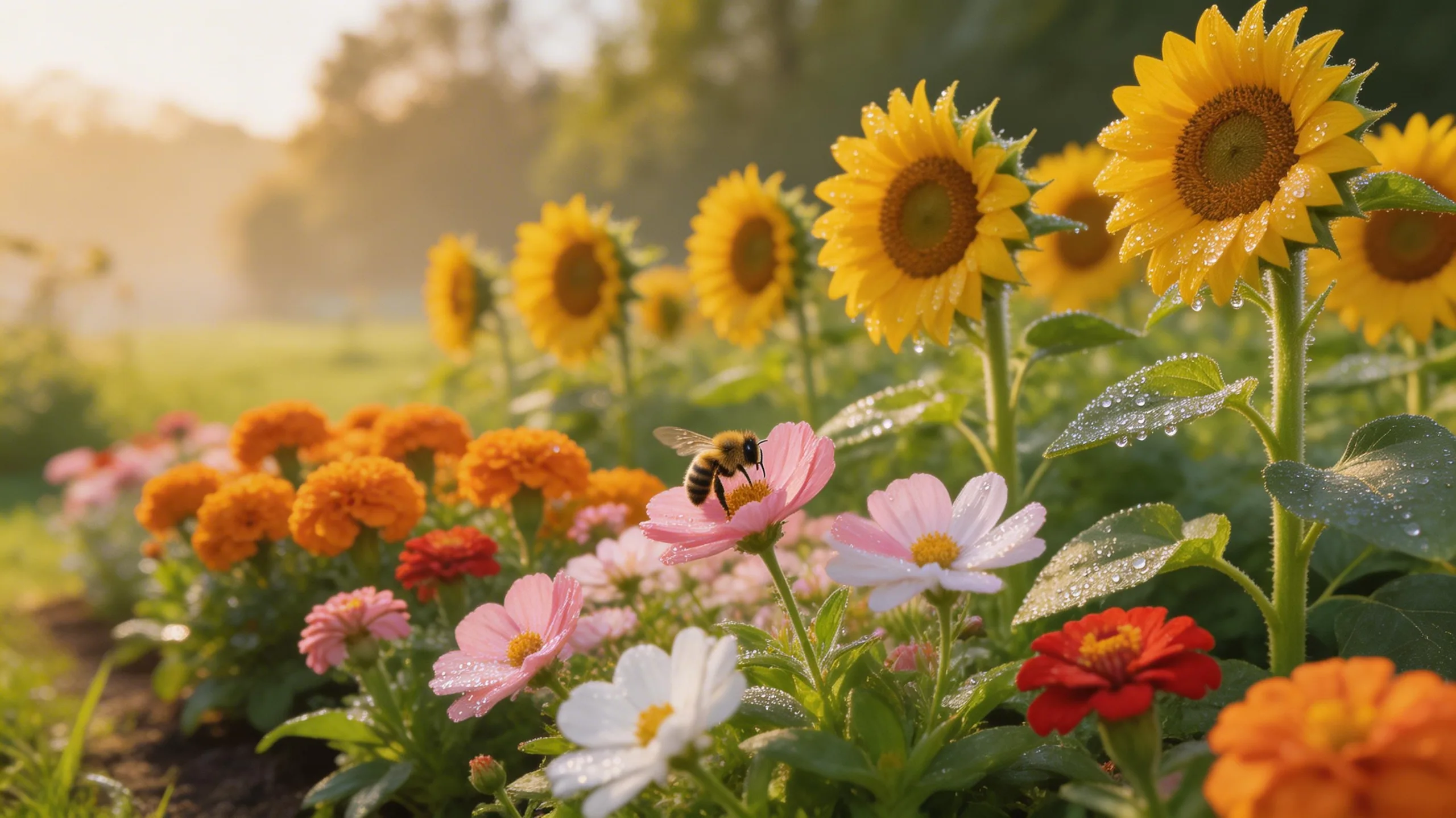 fast growing sunny annuals flourish