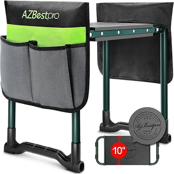 foldable garden kneeler seat