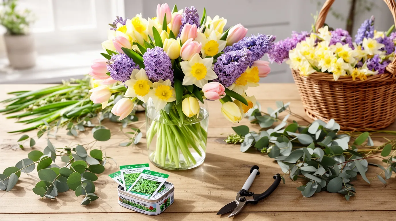 gather and condition spring blooms