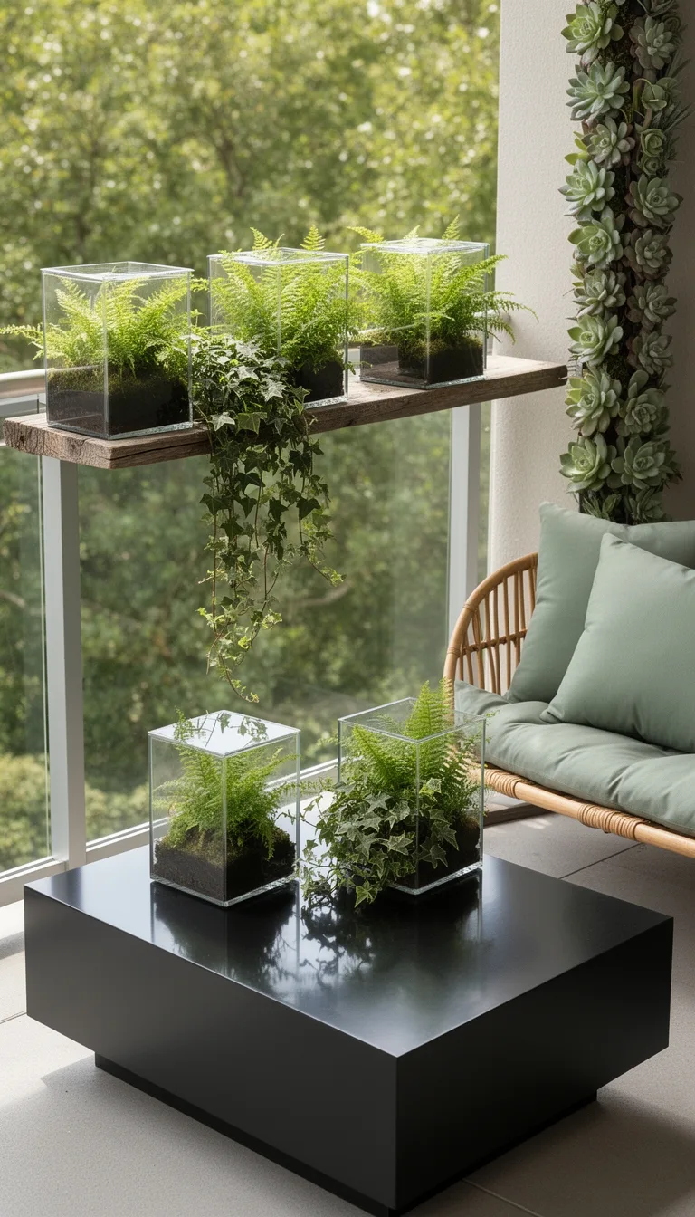 hanging glass terrarium planters