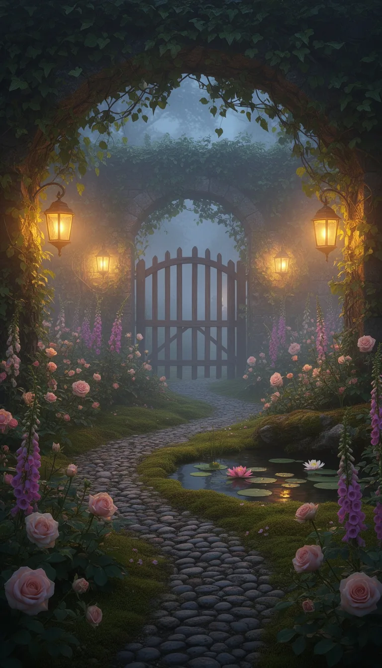 hidden garden design blueprint