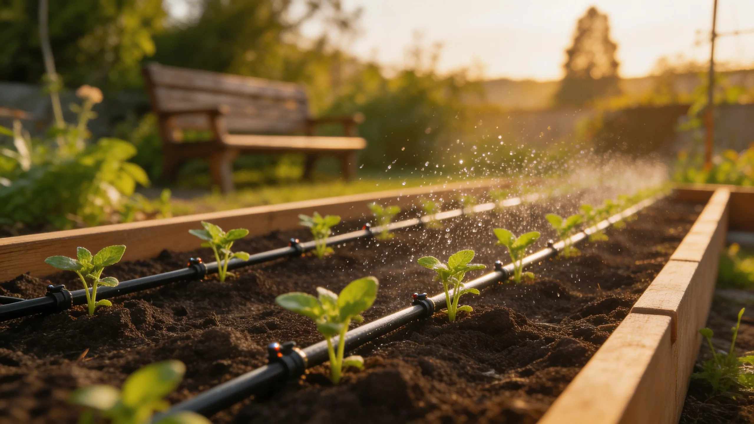 install drip irrigation system