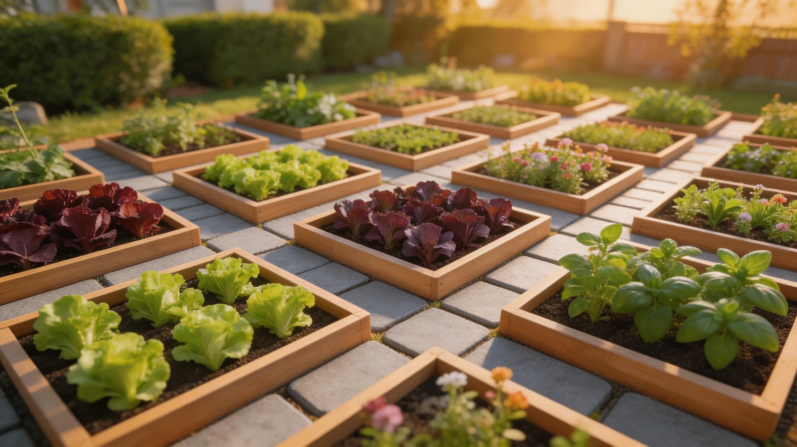 intensive 4x4 square foot gardening