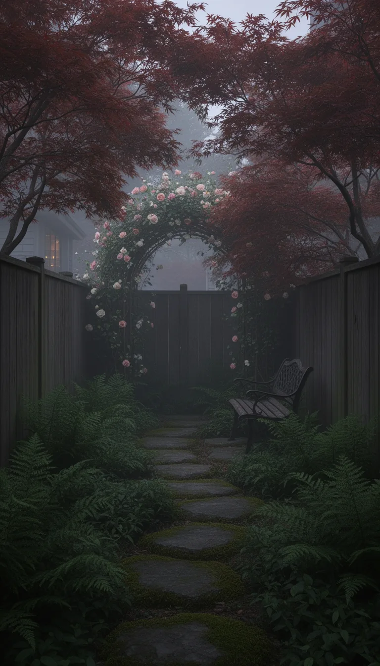 layered plantings create mystery