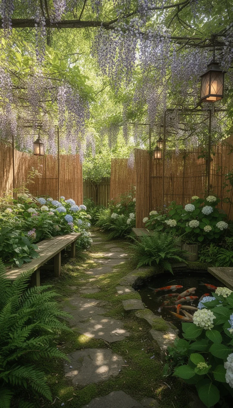 layered screens for gardens