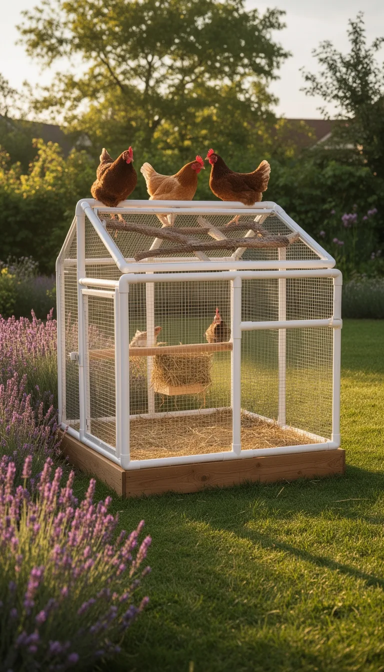 lightweight pvc mesh coop