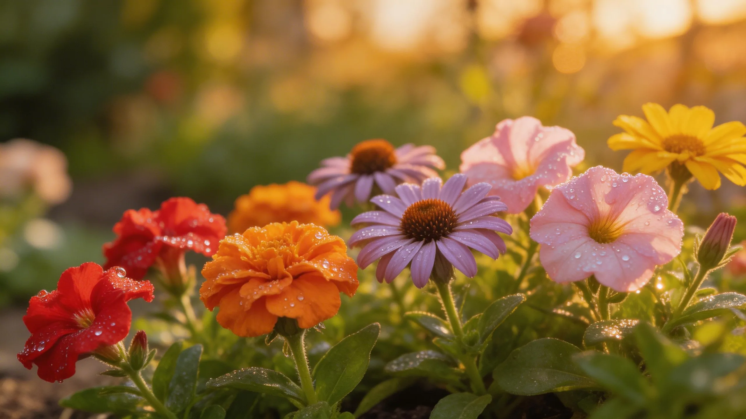 long blooming perennials and annuals