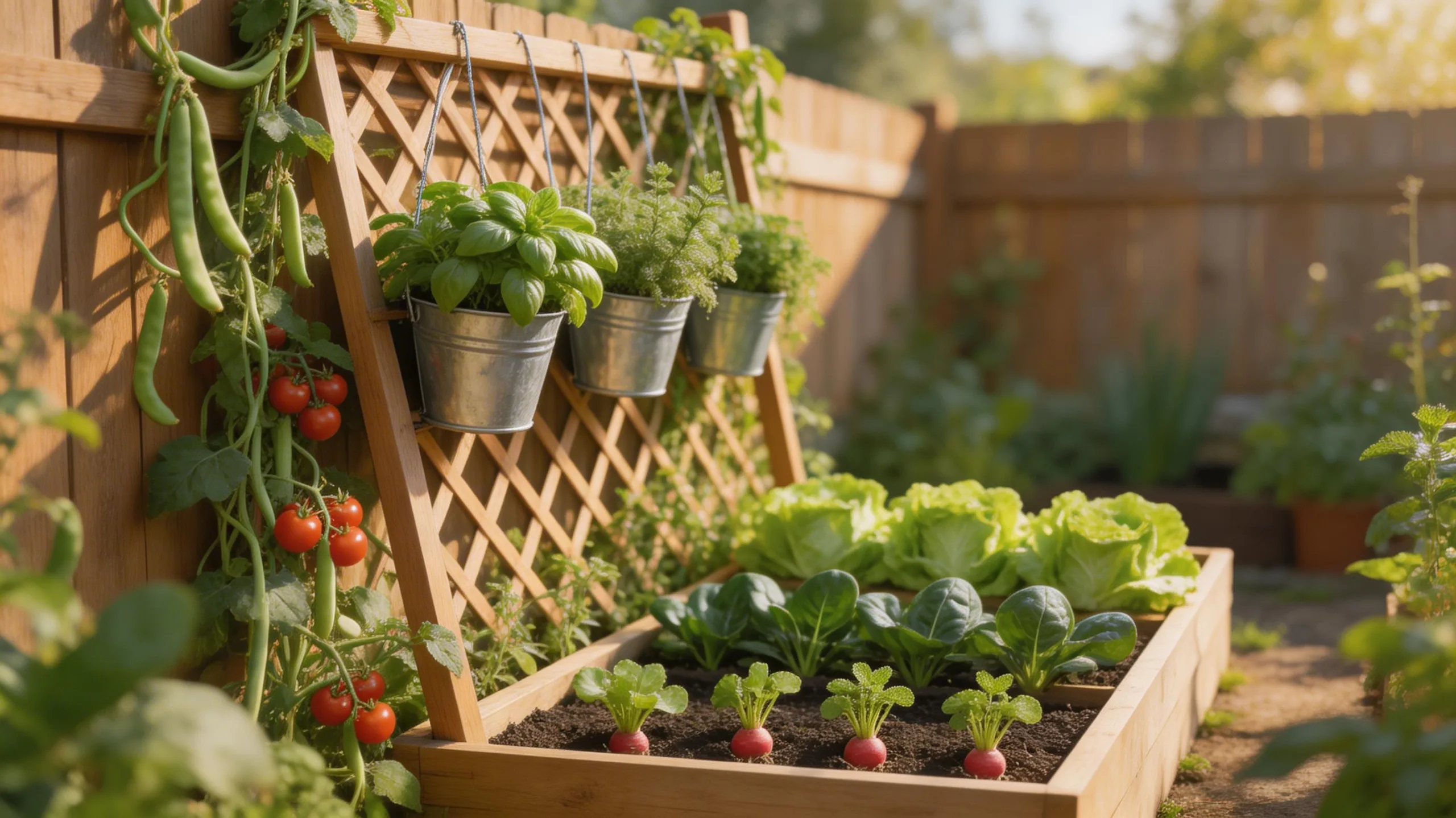 maximize vertical edible and ornamental