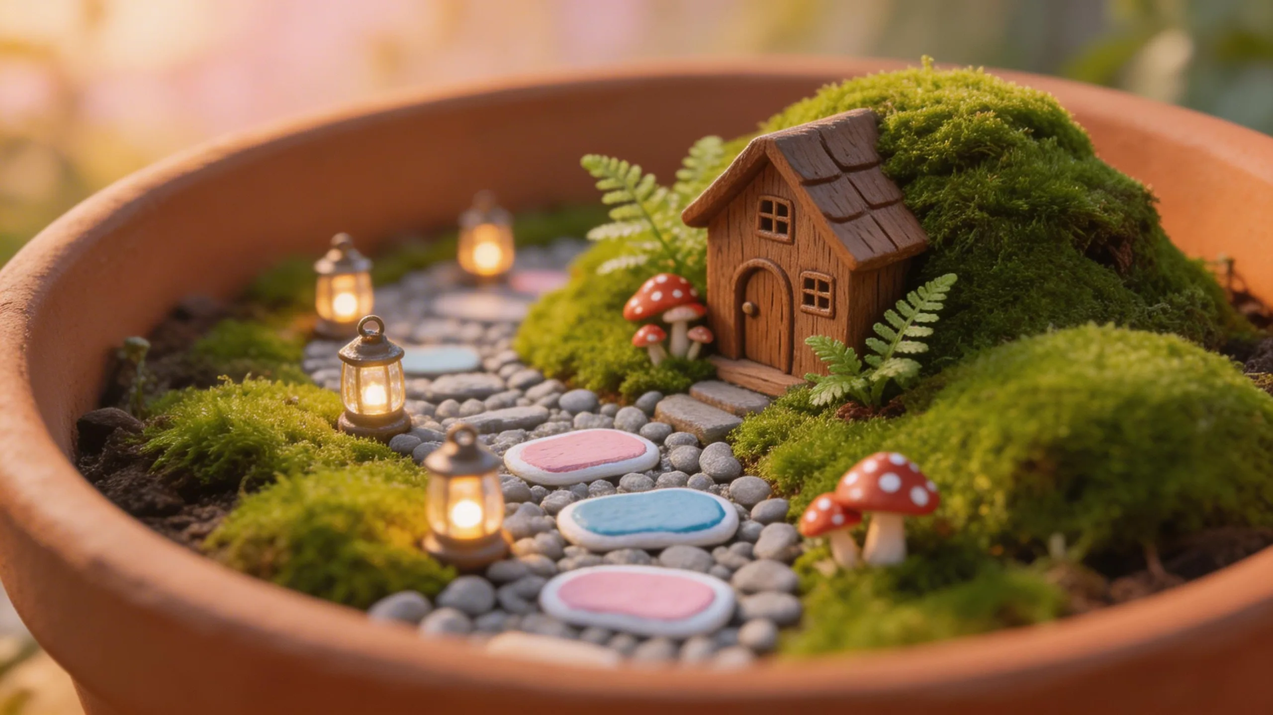 miniature enchanting planted fairyland