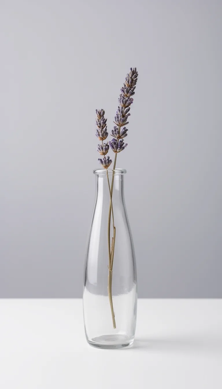 minimalist single stem seasonal vase