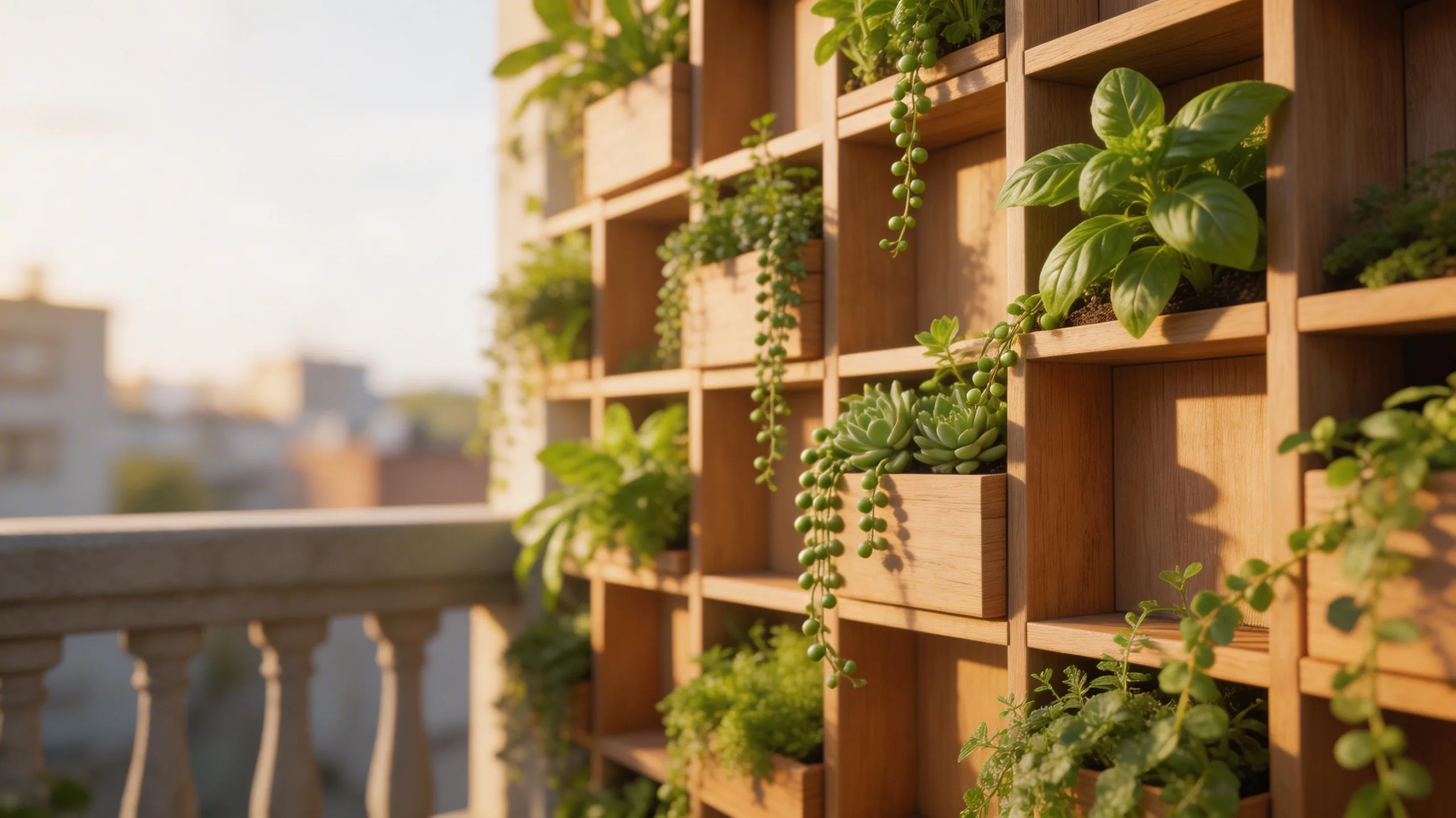 modular living wall installation