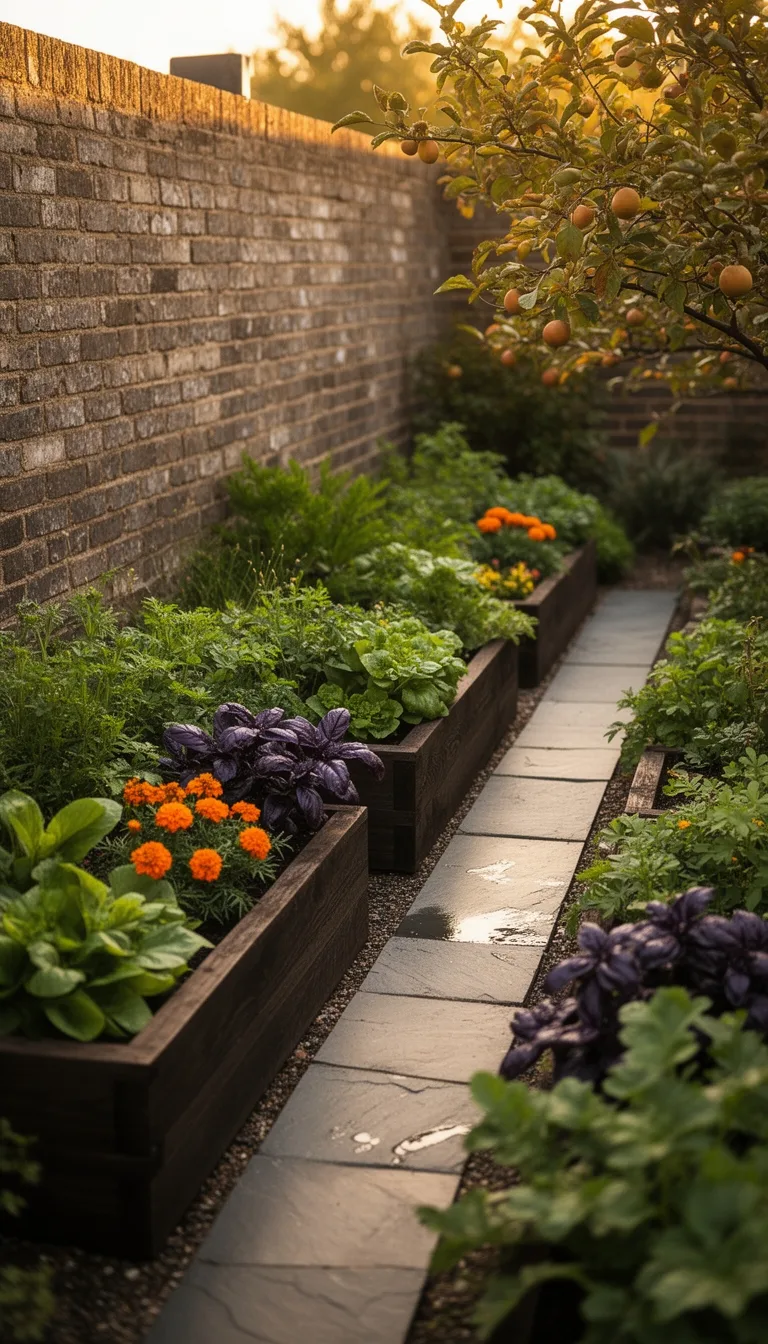 narrow edge garden optimization