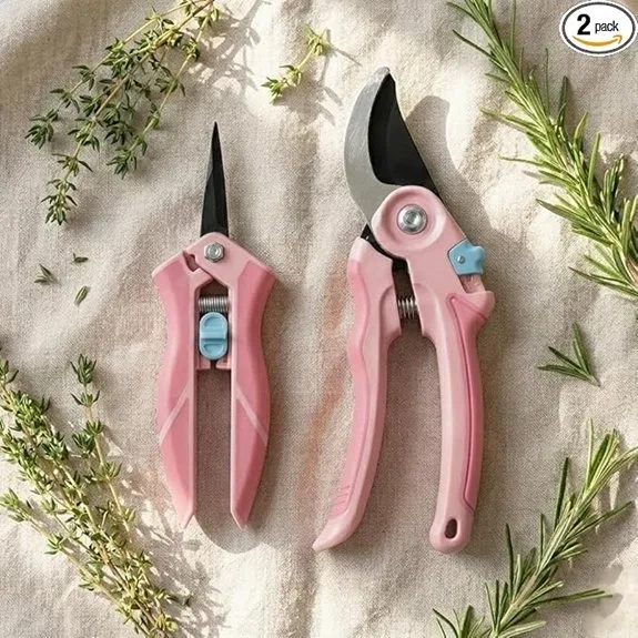 pink nexon garden pruning shears