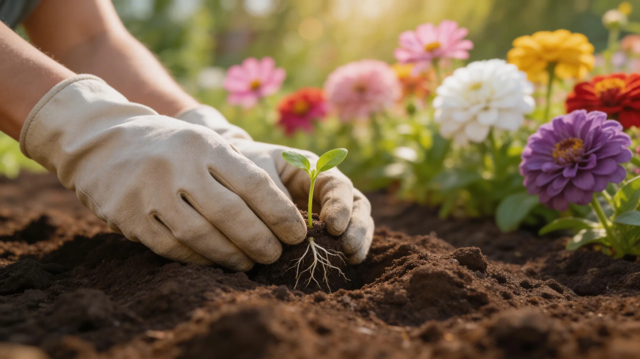 plant seeds transplant gently deeply