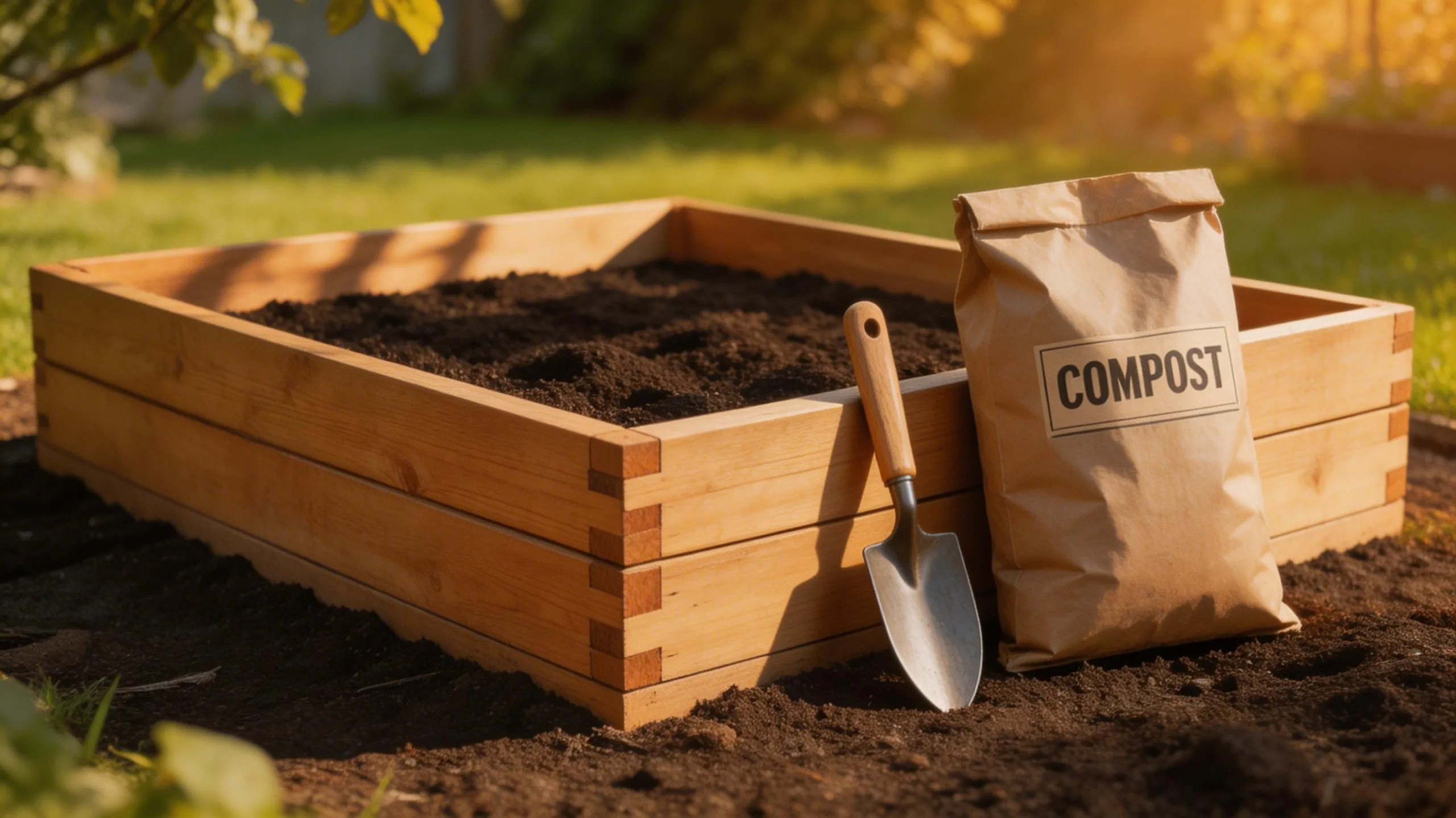 prepare well drained nutrient rich soil