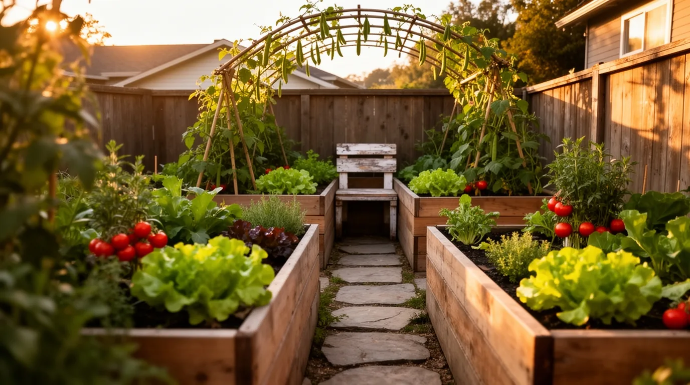 raised beds for small gardens