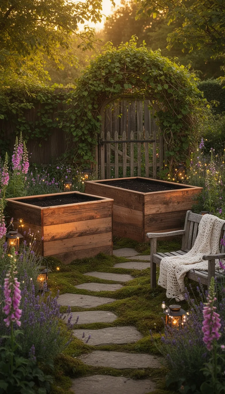 reclaimed timber multi chamber compost