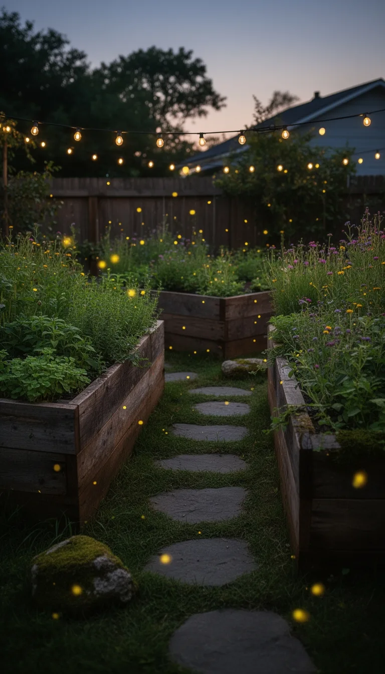 reclaimed wood raised garden