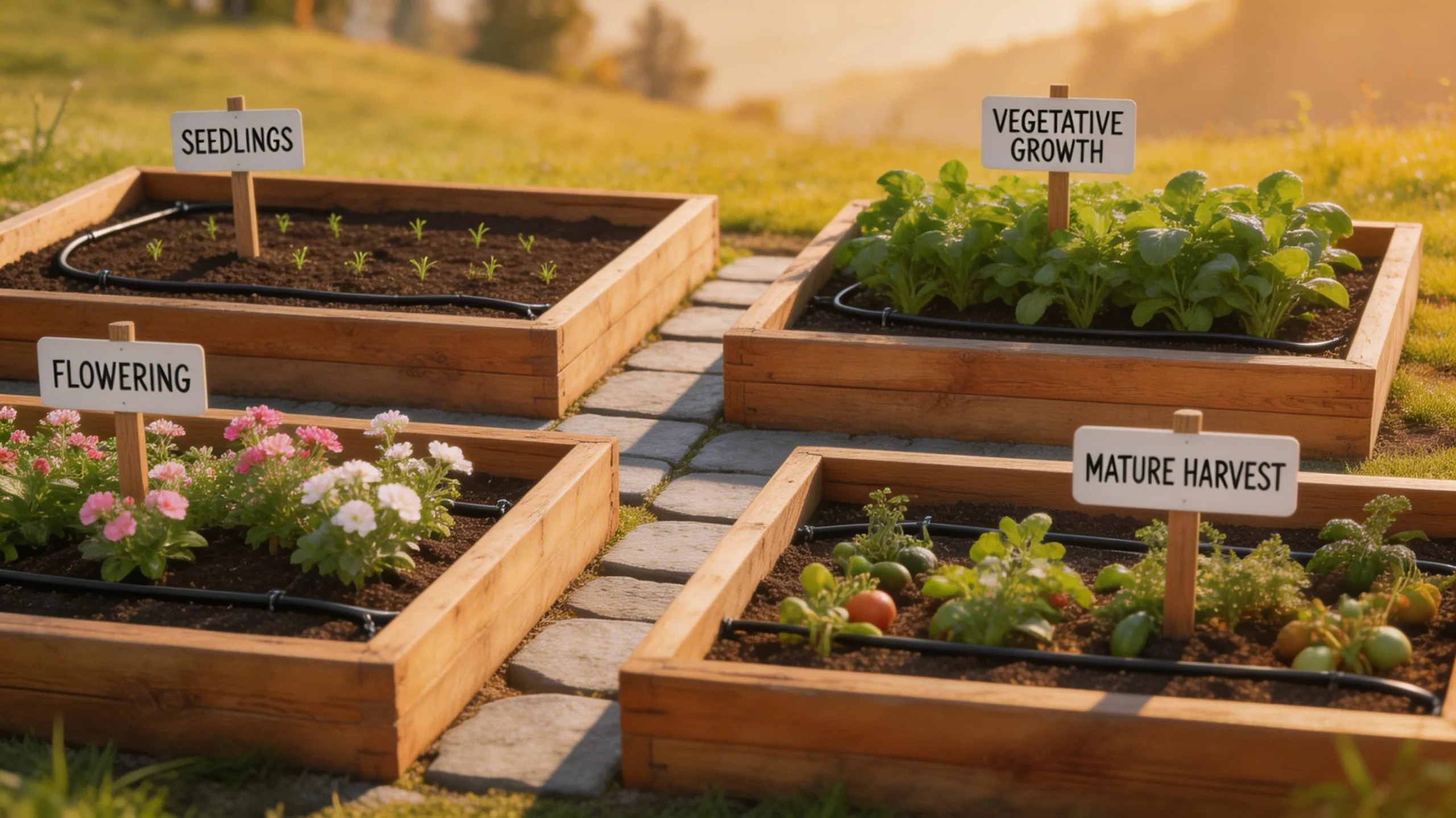 rotate crops succession plantings