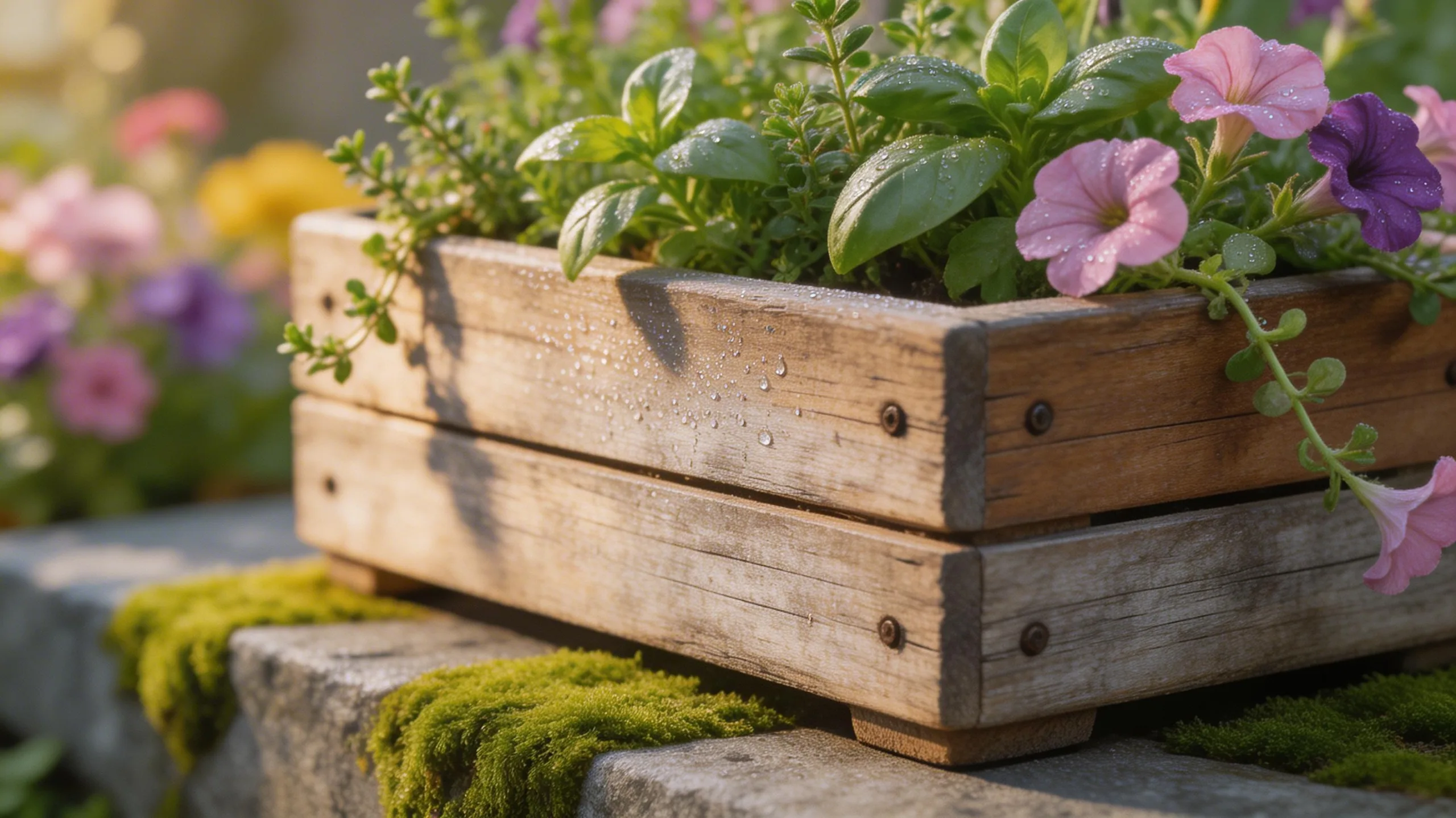 rustic diy cedar planter box