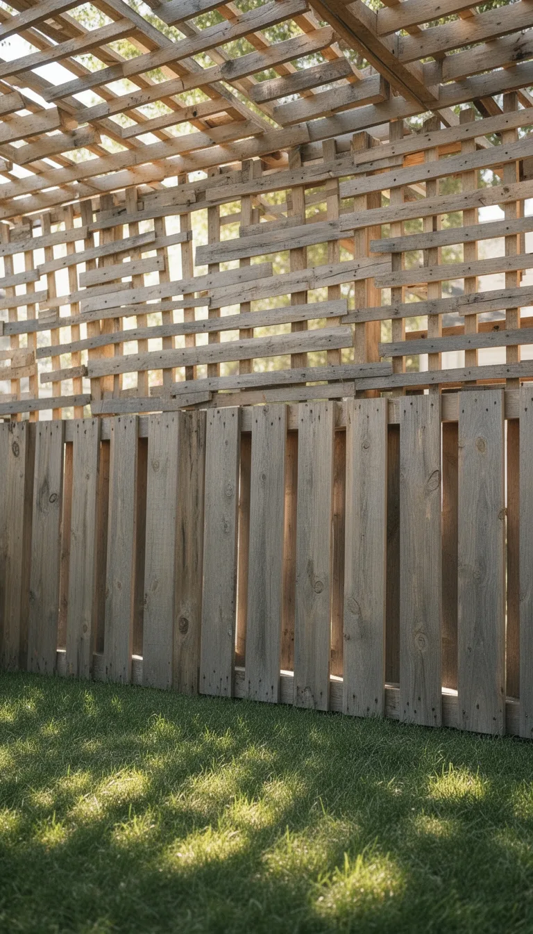 rustic lattice top installation details