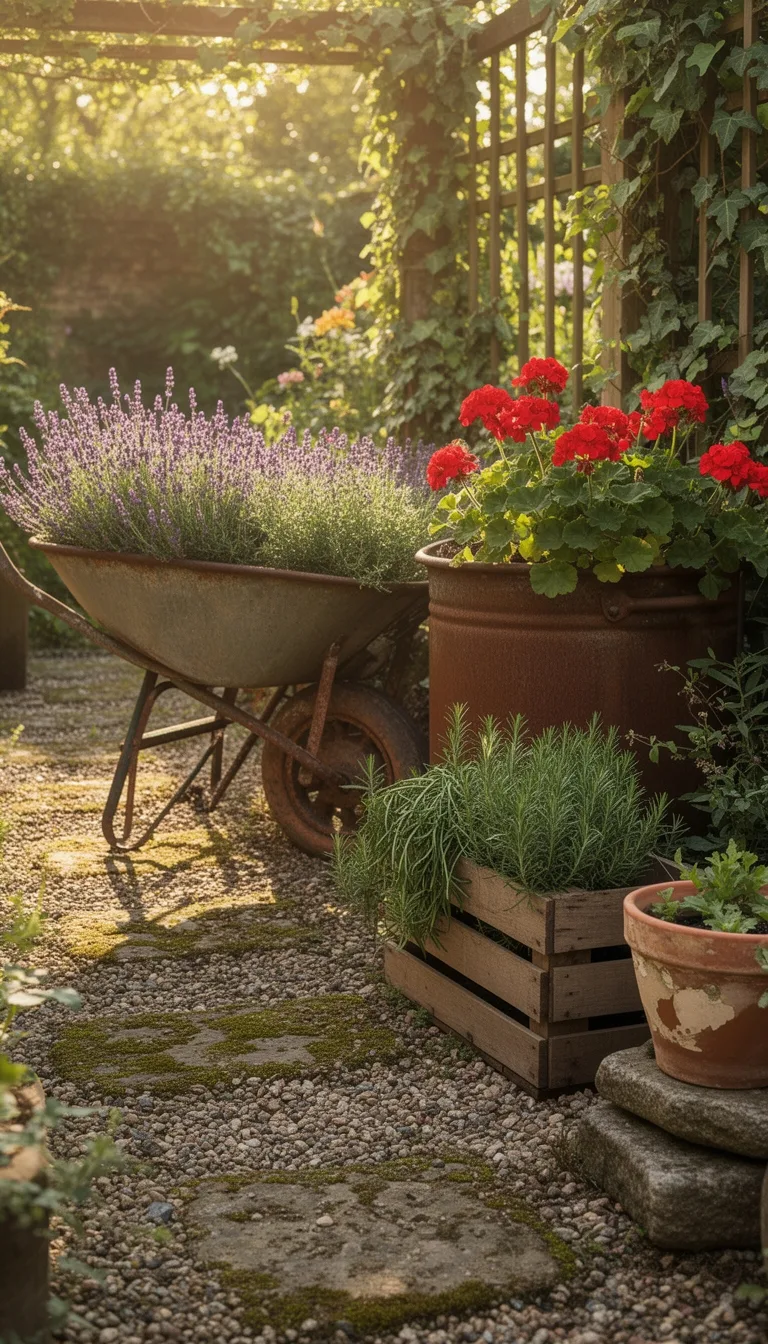 rustic repurposed container solutions