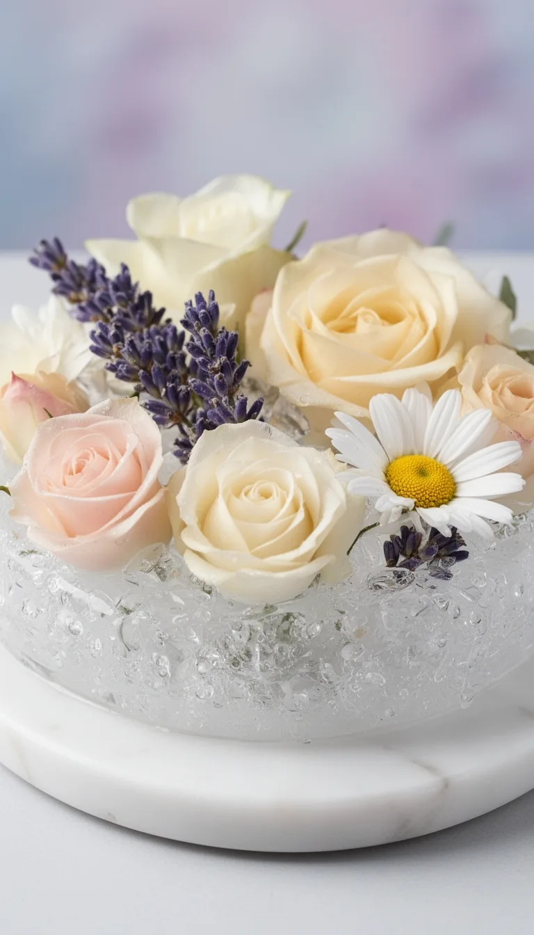 seal flowers in silica gel
