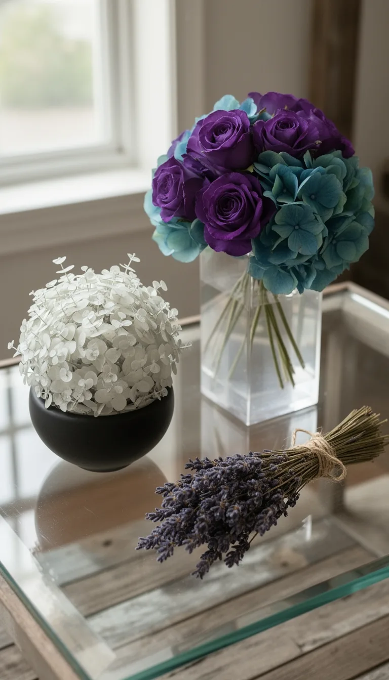 seasonal preserved flower styling