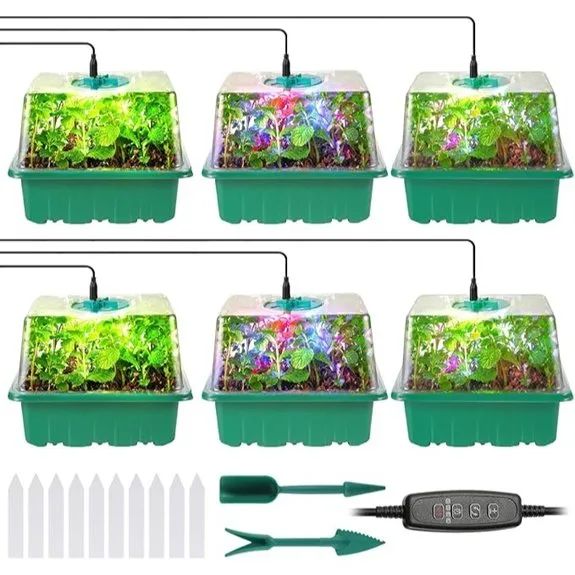 seed tray with lights