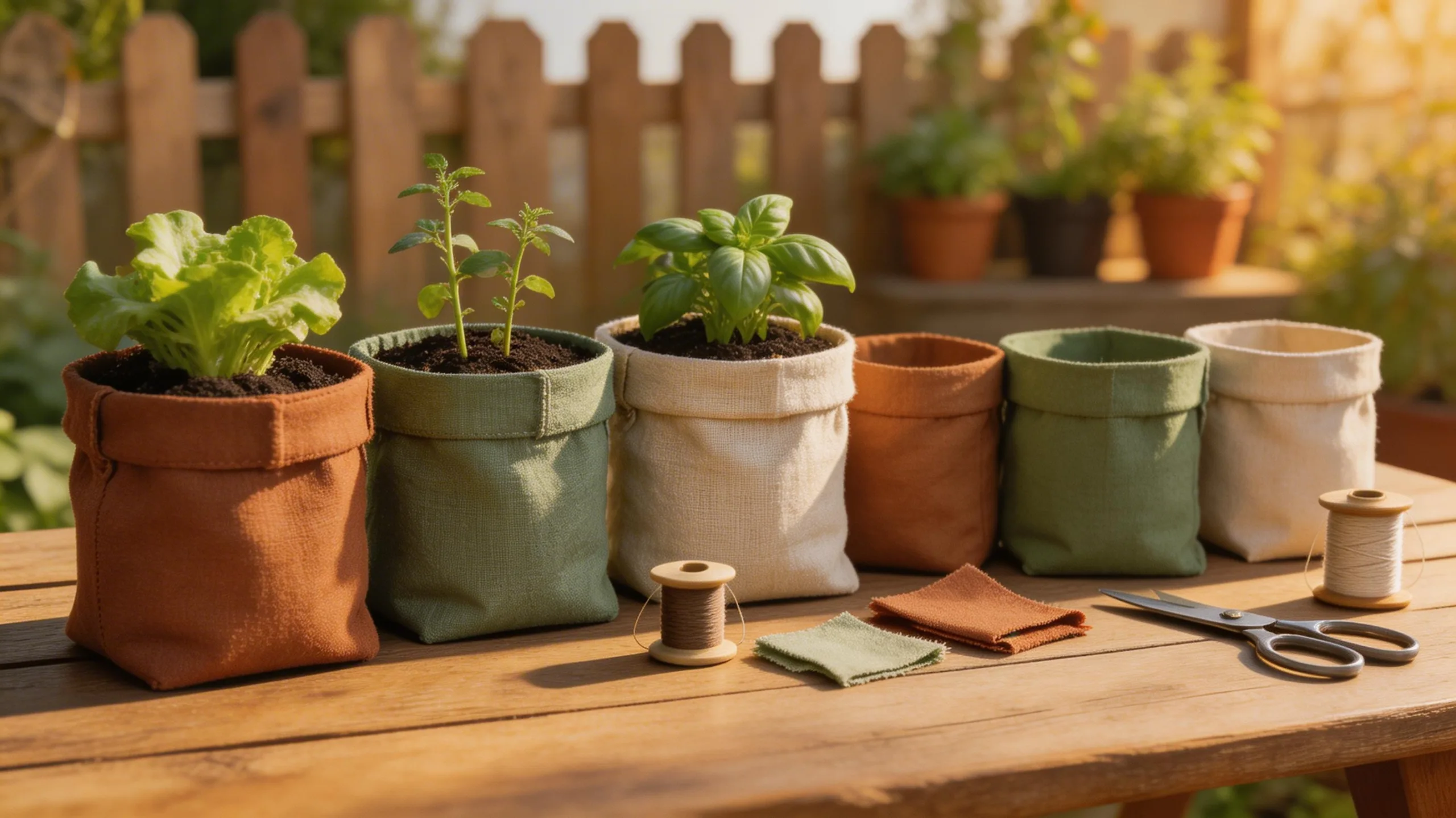 sew breathable fabric grow bags