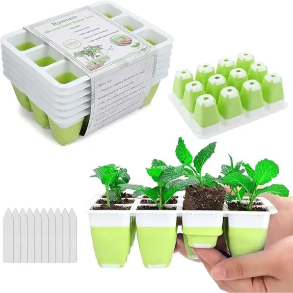 six piece 72 cell seed starter kit